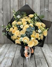 Букет цветов из:  Розы и Лизиантусы в Константиновской Ставропольского края