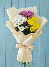 Букет цветов из:  Хризантемы в Константиновской Ставропольского края