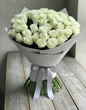 Букет 35 Белых роз #REPLACE_PRED# Константиновской Ставропольского края