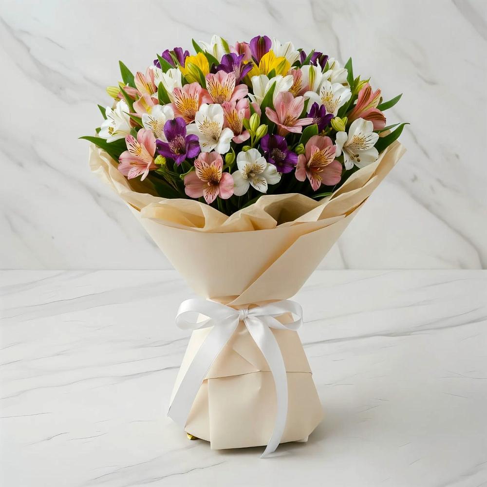 Букет цветов из: Альстромерии в Константиновской Ставропольского края