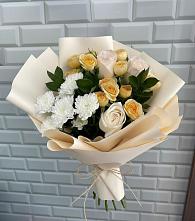 Букет цветов из:  Розы и Хризантемы #REPLACE_PRED# Константиновской Ставропольского края
