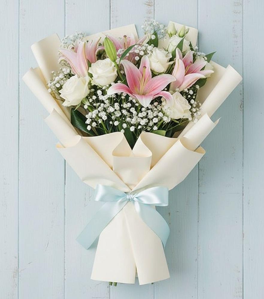 Букет цветов из: Лилии в Константиновской Ставропольского края