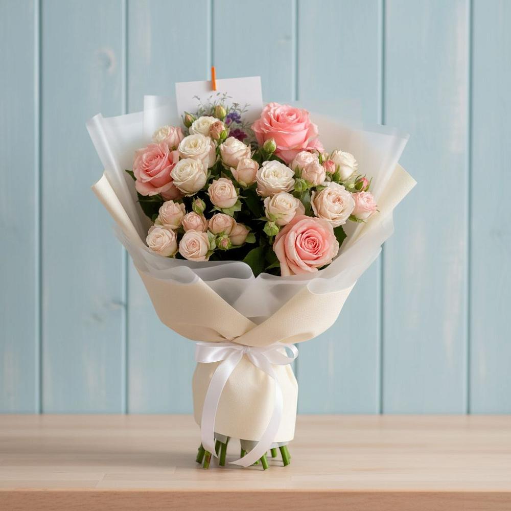 Букет цветов из: Розы в Константиновской Ставропольского края