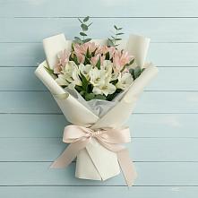 Букет цветов из:  Альстромерии в Константиновской Ставропольского края
