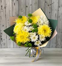 Букет цветов из:  Хризантемы #REPLACE_PRED# Константиновской Ставропольского края