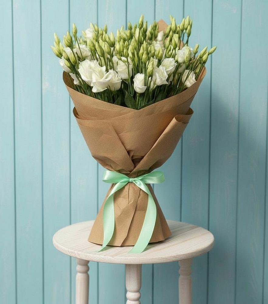 Букет цветов из: Лизиантусы в Константиновской Ставропольского края