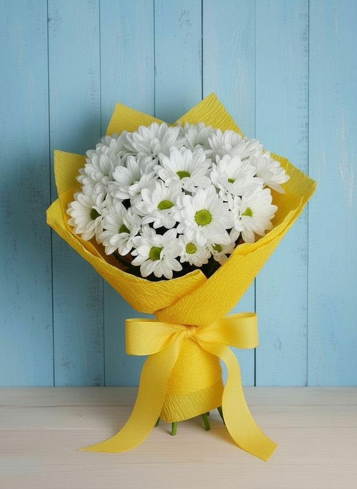 Букет цветов из: Хризантемы в Константиновской Ставропольского края