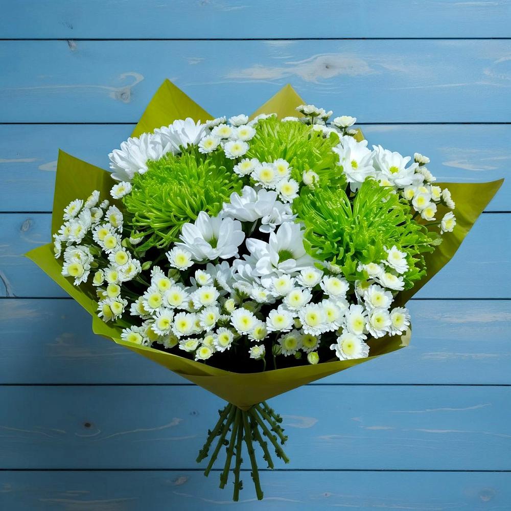 Букет цветов из: Хризантемы в Константиновской Ставропольского края