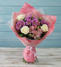 Букет цветов из:  Герберы в Константиновской Ставропольского края