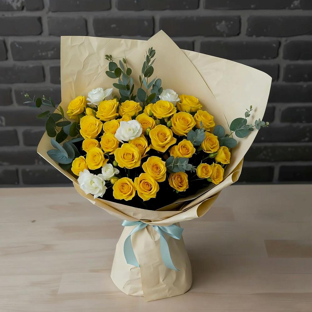 Букет цветов из: Розы в Константиновской Ставропольского края