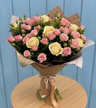 Букет цветов из:  Розы в Константиновской Ставропольского края