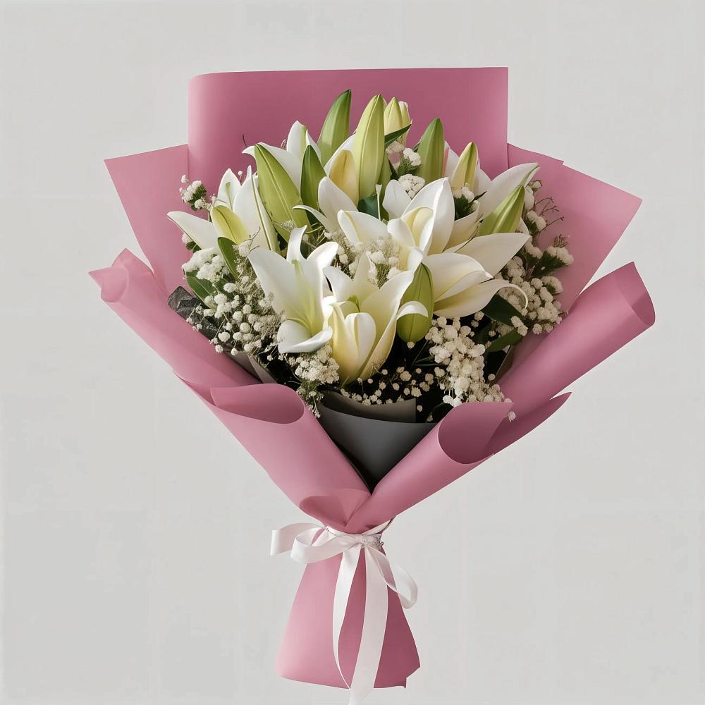 Букет цветов из: Лилии в Константиновской Ставропольского края