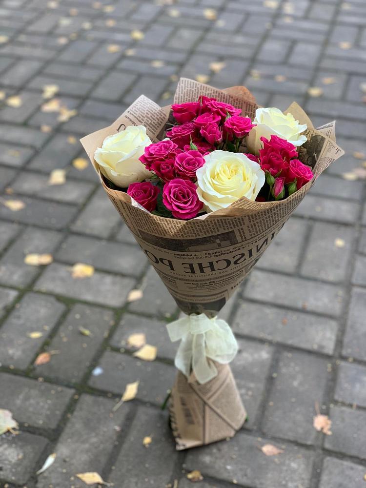 Букет цветов из: Розы в Константиновской Ставропольского края