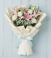 Букет цветов из:  Лилии #REPLACE_PRED# Константиновской Ставропольского края
