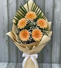 Букет цветов из:  Герберы в Константиновской Ставропольского края