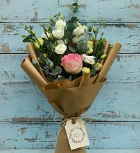 Букет цветов из:  Розы и Лизиантусы #REPLACE_PRED# Константиновской Ставропольского края