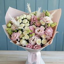 Букет цветов из:  Альстромерии и Розы #REPLACE_PRED# Константиновской Ставропольского края
